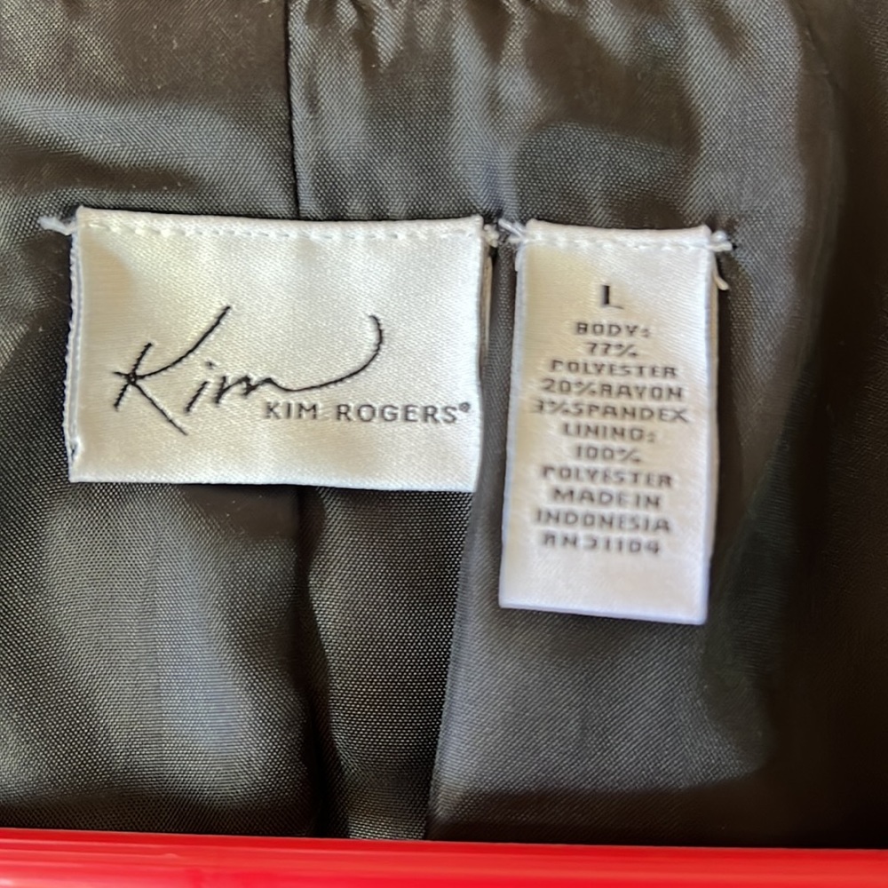 SzL Kim Rogers Career Black Blazer NWT - Picture 3 of 3